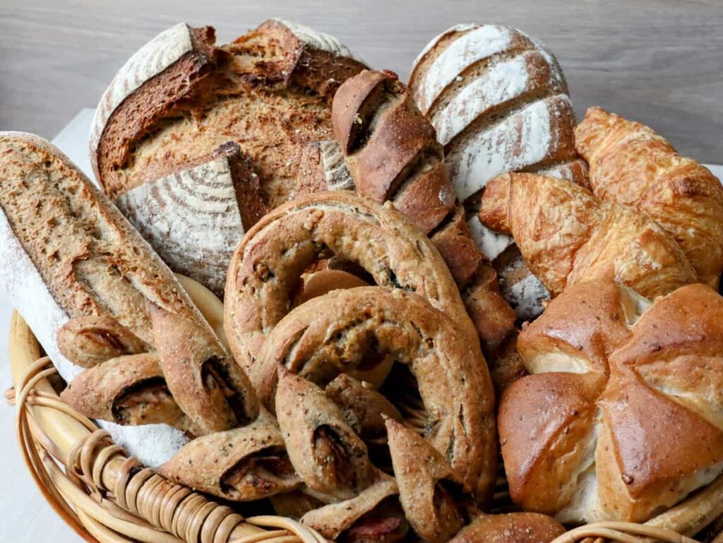 パンの定期便で届いたパンのイメージ