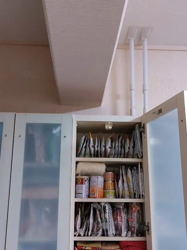 防災用に備蓄された食品のイメージ